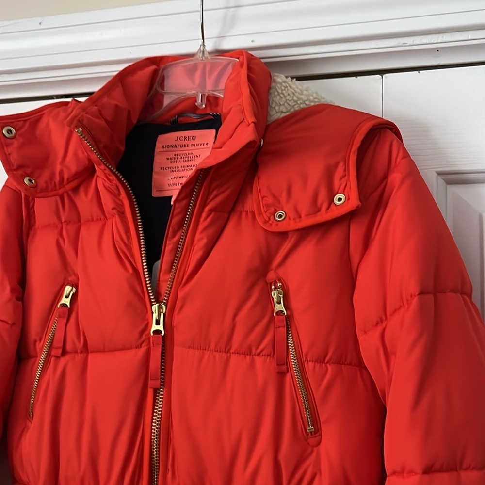 J. Crew Signature Chateau Puffer Jacket PrimaLoft® AF012 Size XS SM - Picture 7 of 14